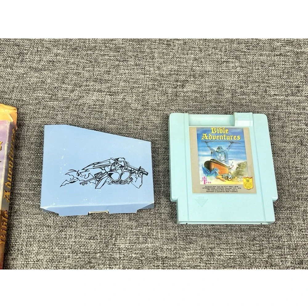 Bible Adventures (Nintendo Entertainment System, 1990) NES Blue Cart W/ Box